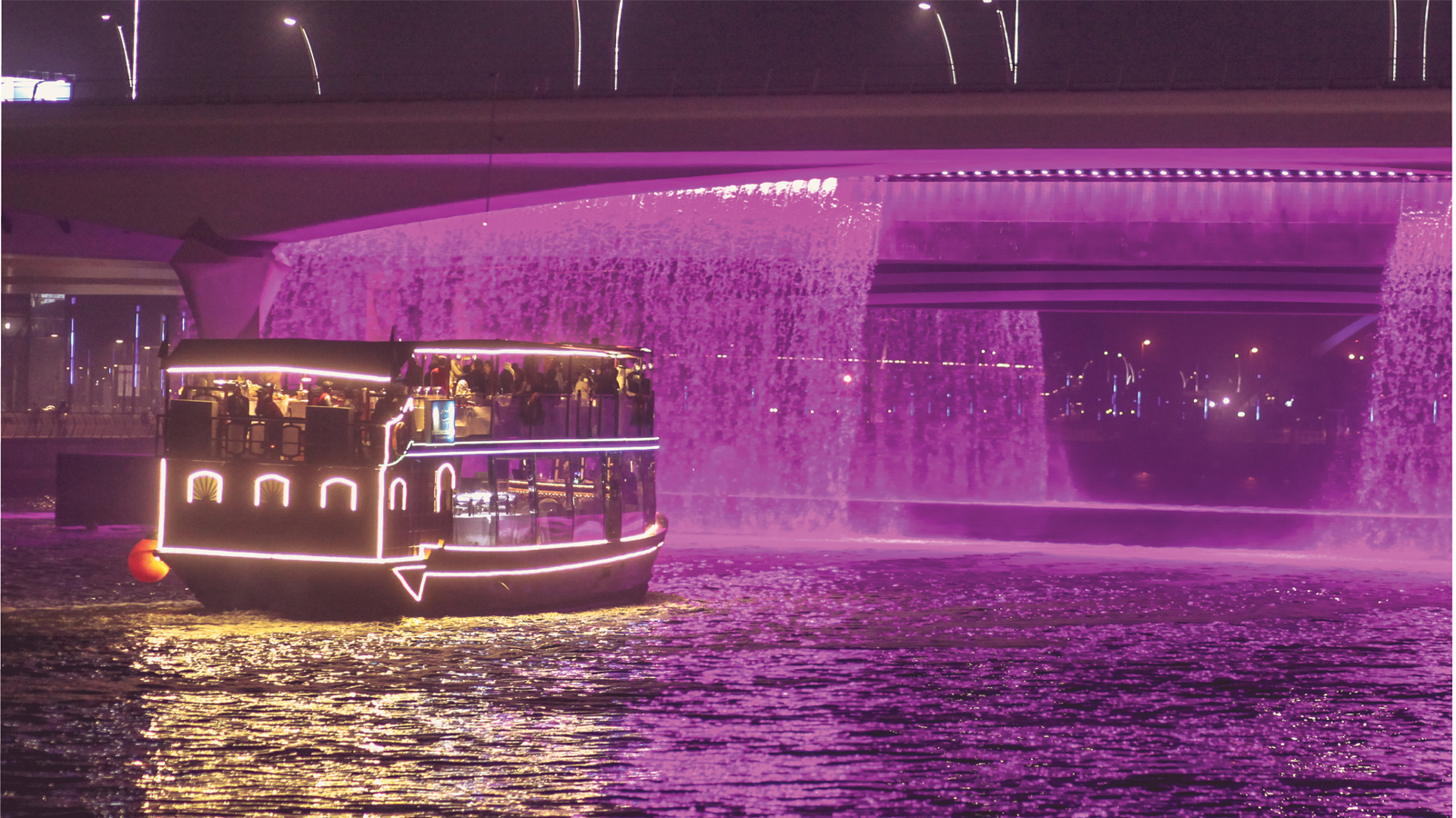 Dubai Water Canal Dinner Cruise